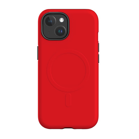 Red Case - iPhone 15 Pro Max, 15 Plus, 15 Pro, 15 Compatible with MagSafe