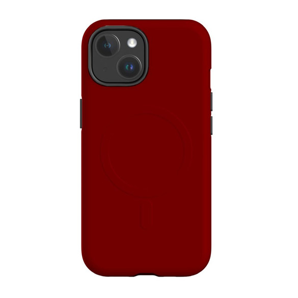 Maroon Red Case - iPhone 15 Pro Max, 15 Plus, 15 Pro, 15 Compatible with MagSafe