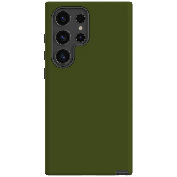 Army Green Tough Protective Cover for Galaxy S24 Ultra, S24+ Plus, S24 | Rugged & Ready