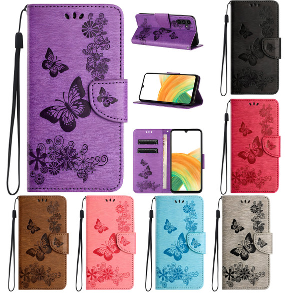 For Samsung Galaxy A55 5G Case - Embossed Butterflies - iCoverLover Australia