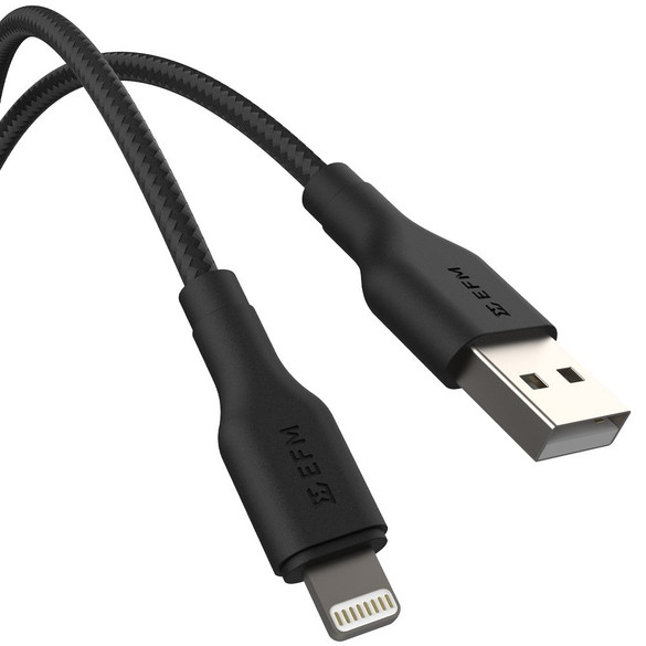 EFM USB-A to Lightning Braided Power and Data 2M Cable - iCoverLover Australia