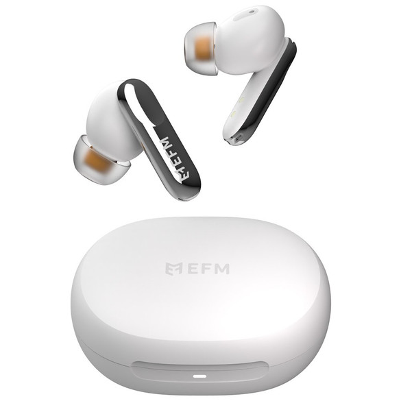 EFM Chicago TWS Earbuds, With Advanced Active Noise Cancelling, White - iCoverLover Australia