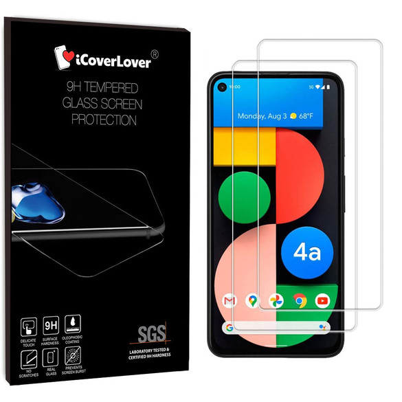 iCoverLover [2-Pack] Google Pixel 4a 5G Tempered Glass Screen Protector