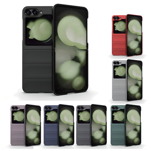 For Samsung Galaxy Z Flip6 Case - Wavy Shield, Durable TPU + Flannel Protective Cover | iCoverLover.com.au