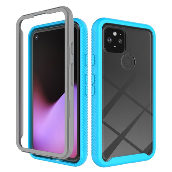 For Google Pixel 5 Case, Protective Clear-Back Cover in Sky Blue | iCoverLover Australia