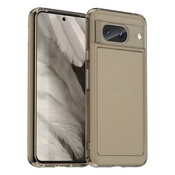 For Google Pixel 8 5G Case, Candy Series Shielding Back Cover, Clear Grey | iCoverLover Australia