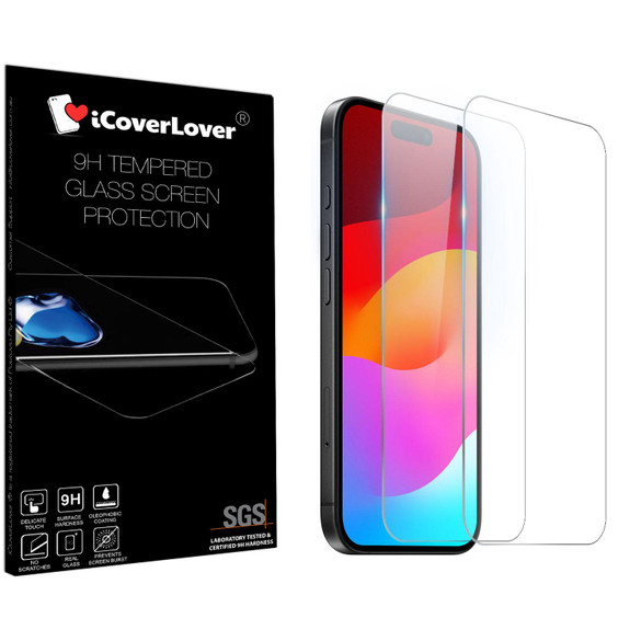 iPhone 17 Pro Max, 17 Pro, 17, 17 Air Screen Protectors [2-Pack] - Glass