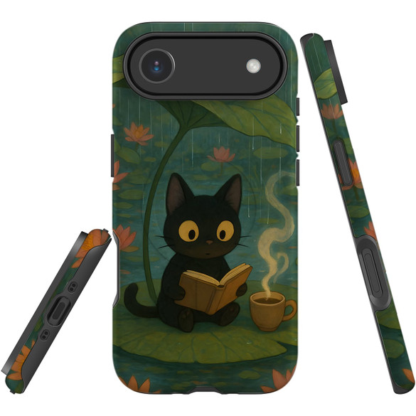 For iPhone 17 Pro Max, 17 Pro, 17 Air or 17 Case, MagSafe Compatible Protective Cover, Cat Of Serenity | Protective Covers | iCoverLover Australia