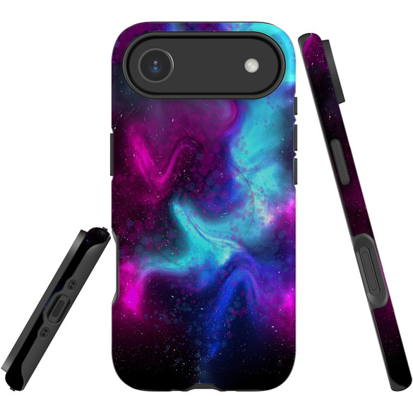 For iPhone 17 Pro Max, 17 Pro, 17 Air or 17 Case, MagSafe Compatible Protective Cover, Abstract Galaxy | Protective Covers | iCoverLover Australia