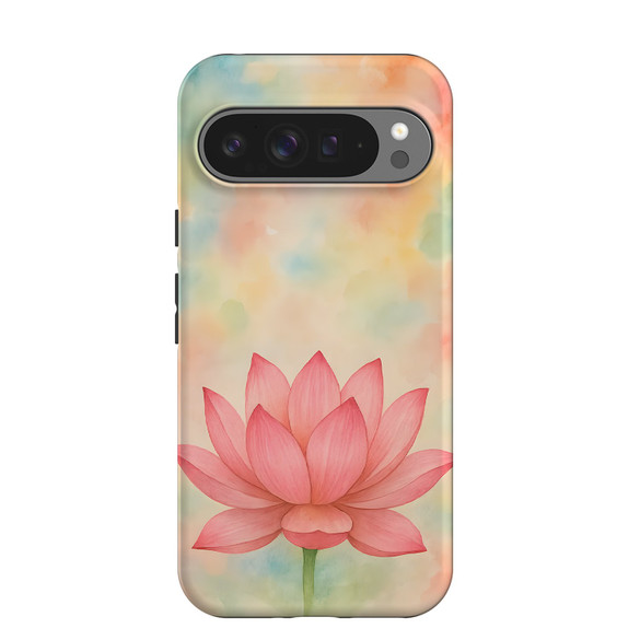 For Google Pixel 9 Pro XL Case Tough Protective Cover, Blooming Pink Lotus | iCoverLover Australia