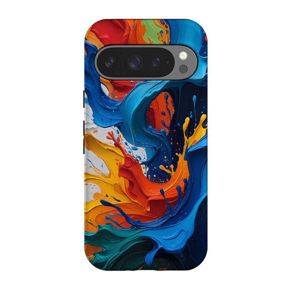 For Google Pixel 10 Pro Case, Tough Protective Cover, Vibrant Oil Painting | iCoverLover Australia