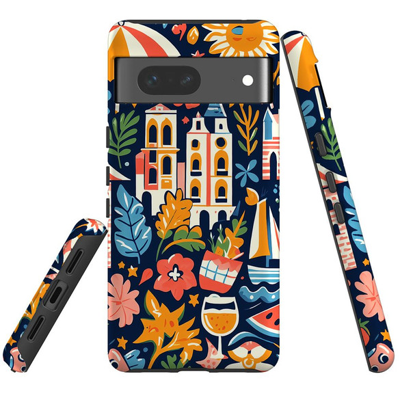 For Google Pixel 7 Tough Protective Case, Summer Fun | iCoverLover Australia