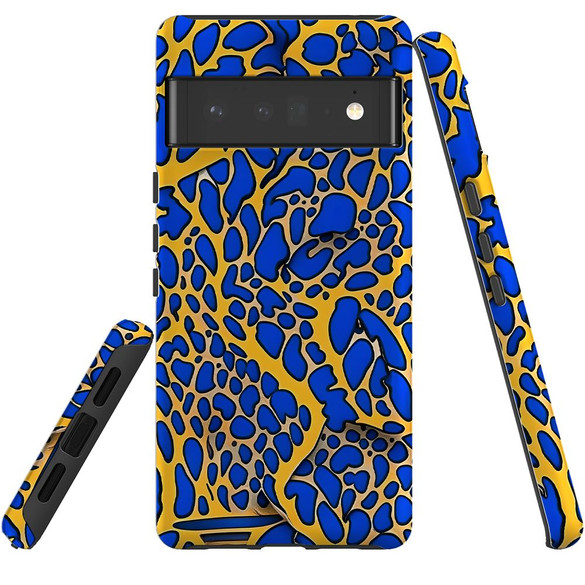 For Google Pixel 6 Pro Tough Protective Case, Blue Frog | iCoverLover Australia