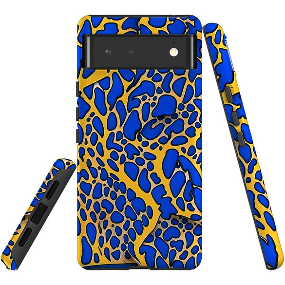 For Google Pixel 6 Tough Protective Case, Blue Frog | iCoverLover Australia