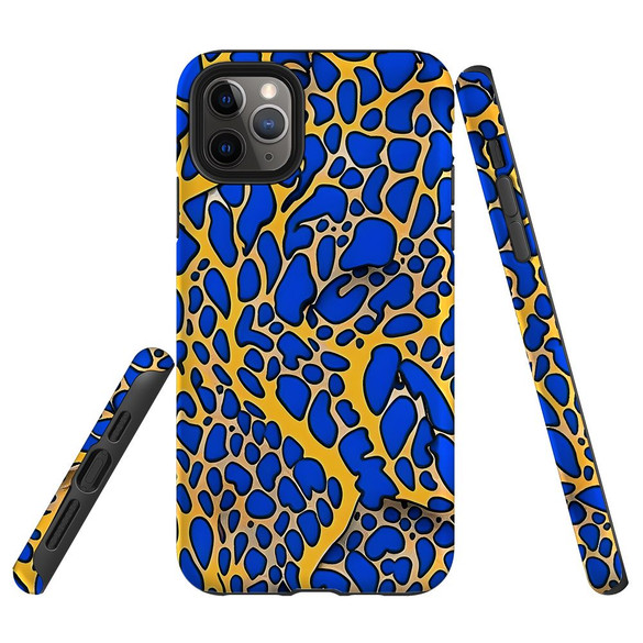 For iPhone 11 Pro Tough Protective Case, Blue Frog | iCoverLover Australia