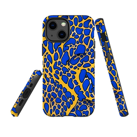 For iPhone 13 mini Tough Protective Case, Blue Frog | iCoverLover Australia