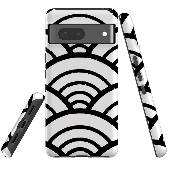 For Google Pixel 7 Case Tough Protective Cover Japanese Folk Waves | iCoverLover Australia