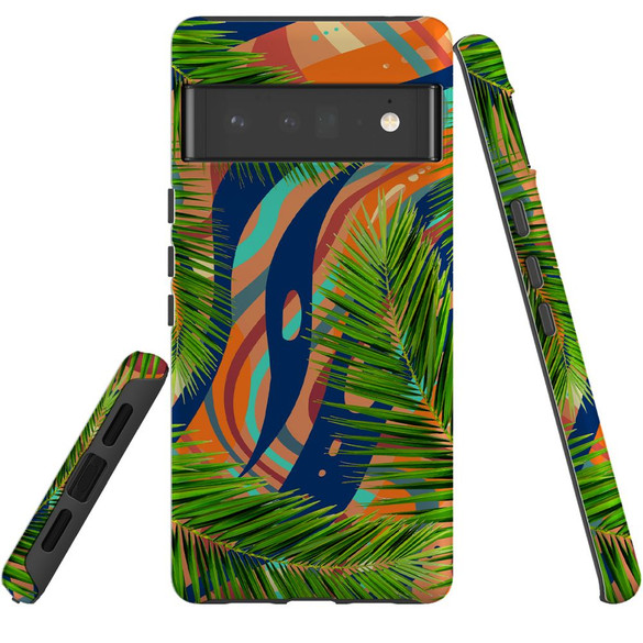 For Google Pixel 6 Pro Case Tough Protective Cover Leaves | iCoverLover Australia