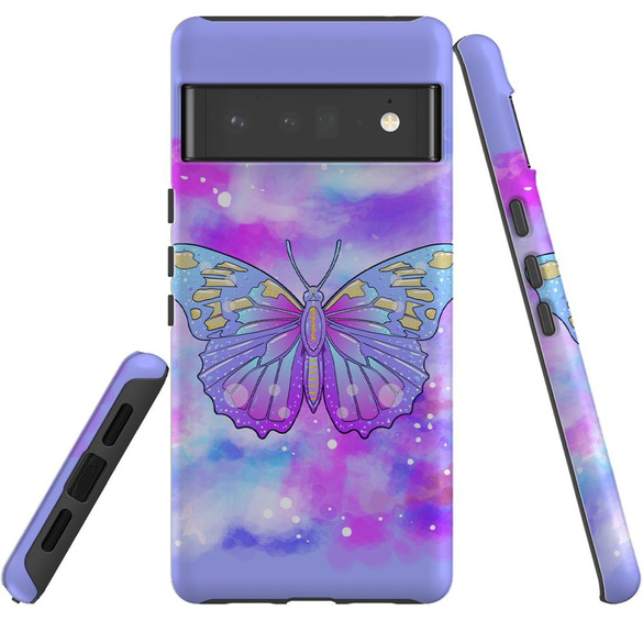 For Google Pixel 6 Pro Case Tough Protective Cover Enchanted Butterfly | iCoverLover Australia