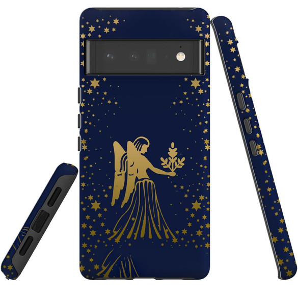 For Google Pixel 6 Pro Case Tough Protective Cover Virgo Drawing | iCoverLover Australia