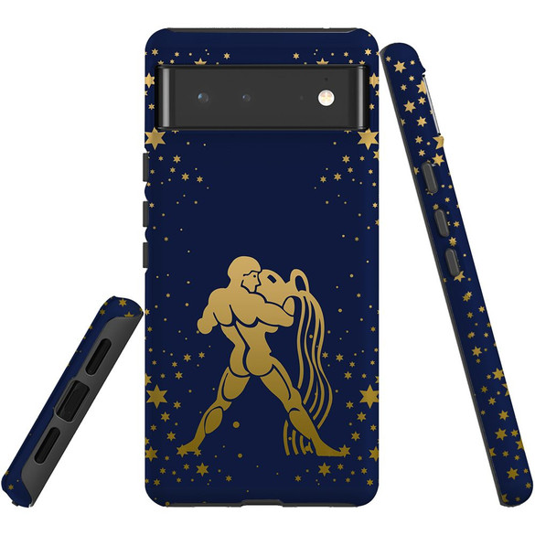 For Google Pixel 6 Case, Protective Back Cover,Aquarius Drawing | iCoverLover Australia
