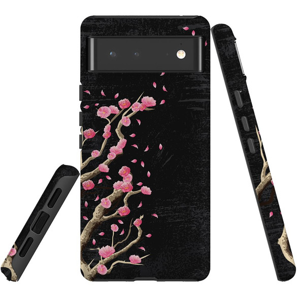 For Google Pixel 6 Case Tough Protective Cover Plum Blossoming | iCoverLover Australia