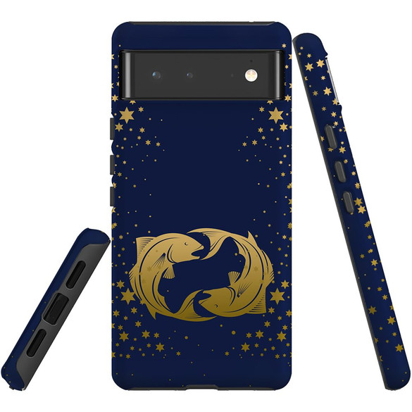 For Google Pixel 6 Case, Protective Back Cover,Pisces Drawing | iCoverLover Australia