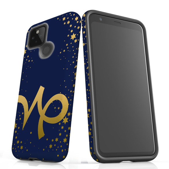 For Google Pixel 5 Case, Tough Protective Back Cover, Capricorn Sign | iCoverLover Australia