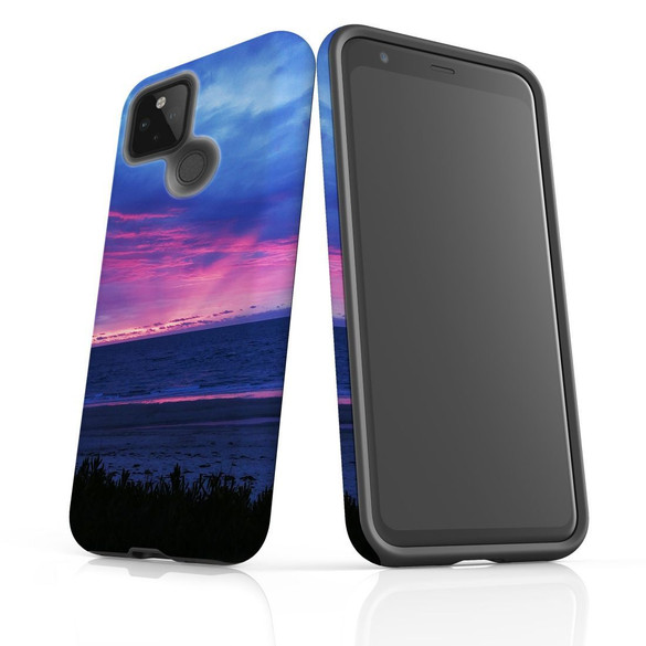 For Google Pixel 5 Case Armour Protective Cover Amazing Sunset | iCoverLover Australia