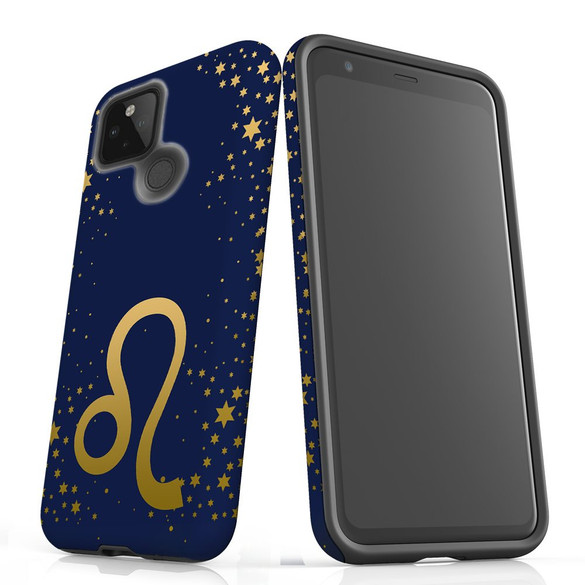 For Google Pixel 5 Case, Tough Protective Back Cover, Leo Sign | iCoverLover Australia