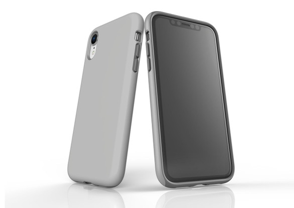 Grey For iPhone XR Tough Case, Protective Back Cover | iCoverLover Australia