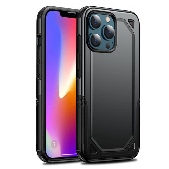 For iPhone 13 Pro Max Case, Armour Shockproof Rugged Protective Cover, Black | iCoverLover Australia