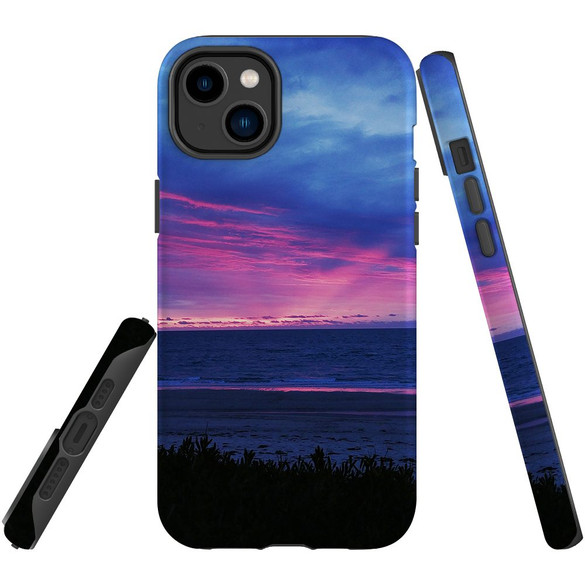 For iPhone 14 Plus Case Tough Protective Cover, Sunset At Henley Beach | iCoverLover Australia