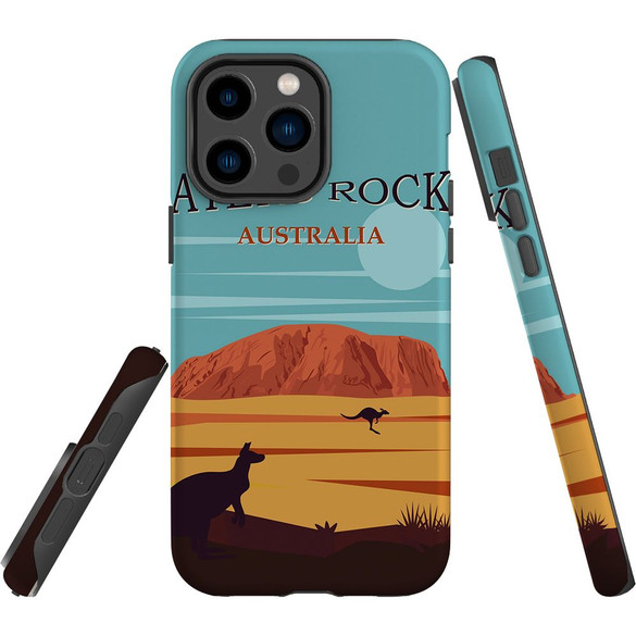 For iPhone 14 Pro Max Case Tough Protective Cover, Ayers Rock | iCoverLover Australia