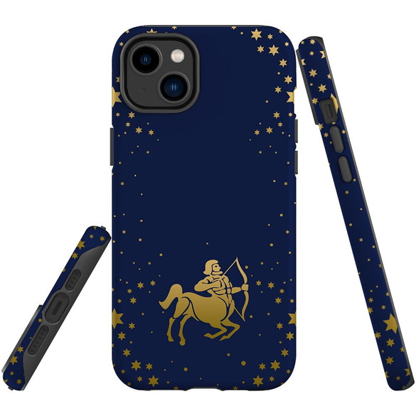 For iPhone 14 Plus Case Tough Protective Cover, Sagittarius Drawing | iCoverLover Australia