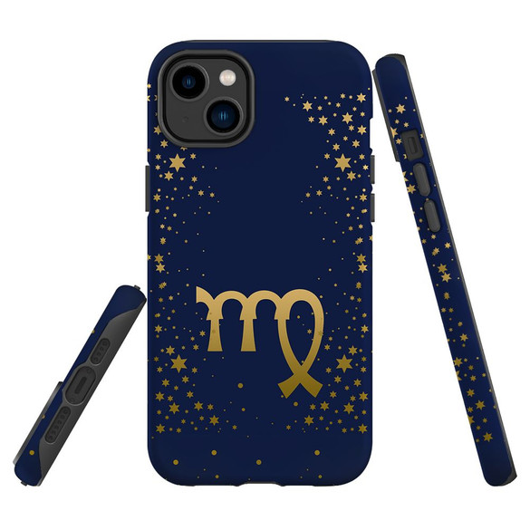 For iPhone 14 Case Tough Protective Cover, Virgo Sign | iCoverLover Australia