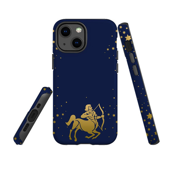 For iPhone 13 mini Case, Protective Back Cover,Sagittarius Drawing | iCoverLover Australia
