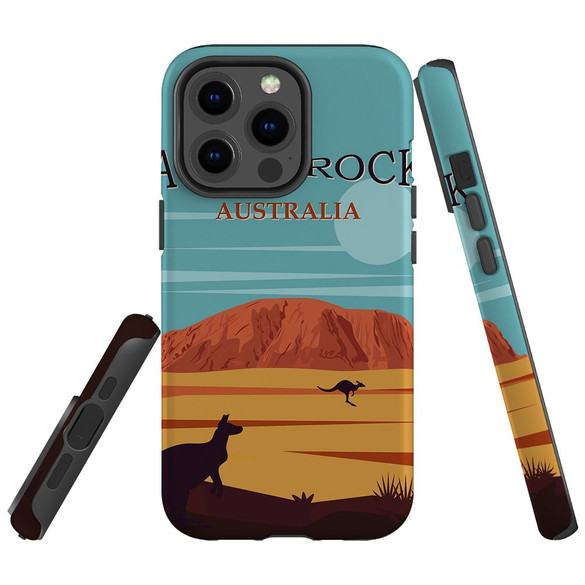 For iPhone 13 Pro Max Case, Protective Back Cover, Ayers Rock | iCoverLover Australia