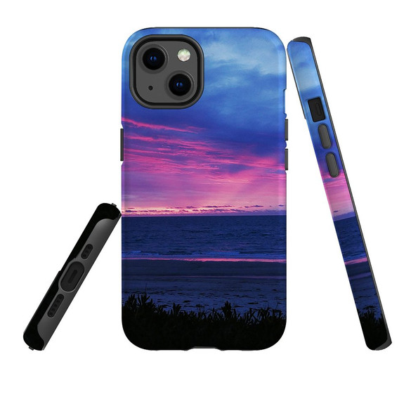 For iPhone 13 Case, Protective Back Cover, Sunset At Henley Beach | iCoverLover Australia