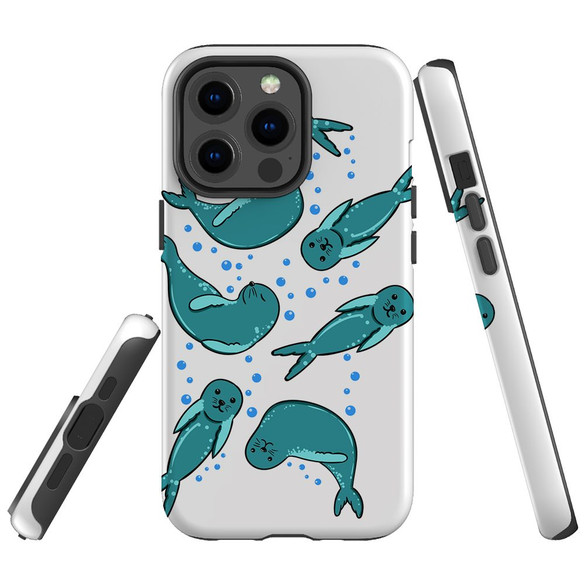 For iPhone 13 Pro Max Case, Protective Back Cover, Baby Seals | iCoverLover Australia