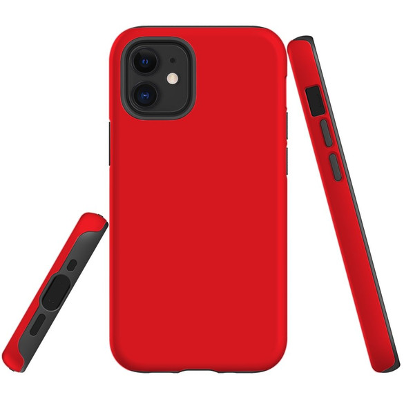 For iPhone 12/12 Pro Case, Protective Back Cover, Red | iCoverLover Australia