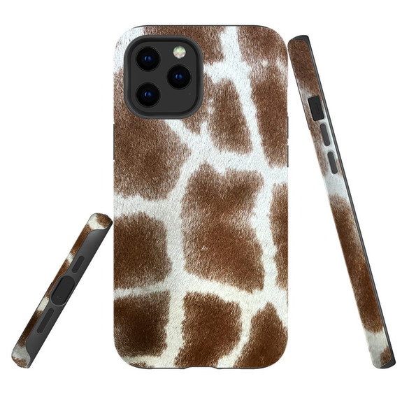 For iPhone 12 Pro Max Case, Protective Back Cover, giraffe pattern | iCoverLover Australia