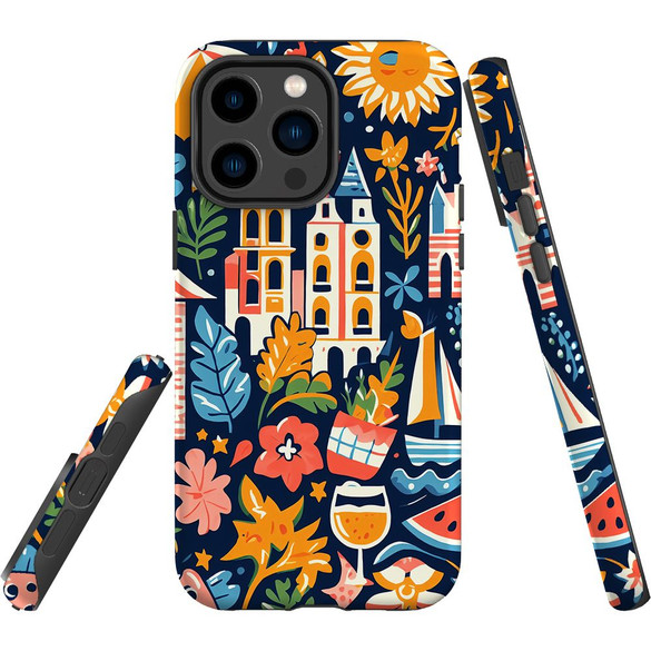 For iPhone 14 Pro Max Tough Protective Case, Summer Fun | iCoverLover Australia