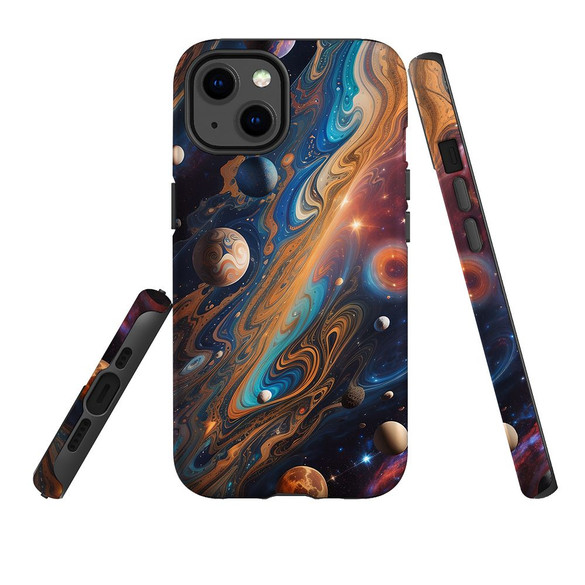 For iPhone 13 Tough Protective Case, Planets Of The Universe | iCoverLover Australia