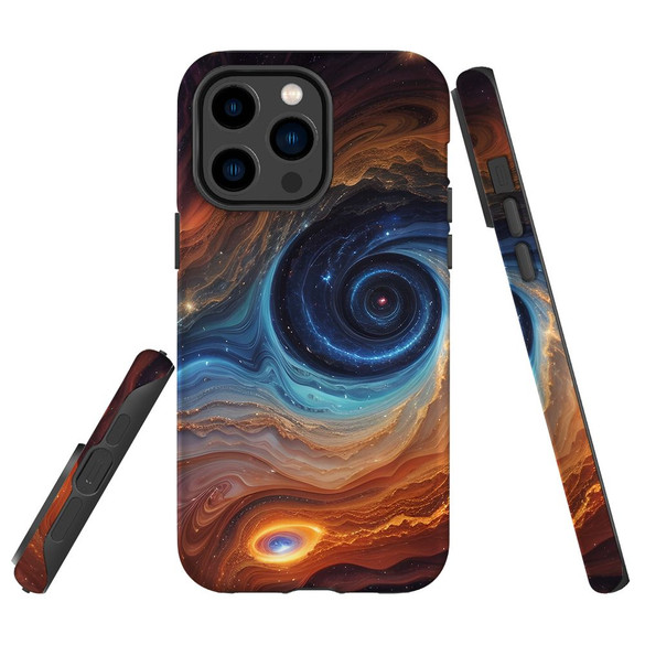 For iPhone 14 Pro Tough Protective Case, Eye Of The Galaxy | iCoverLover Australia