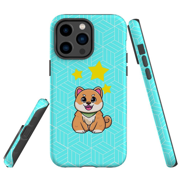 For iPhone 14 Pro Case Tough Protective Cover, Shiba Inu Dog | iCoverLover Australia