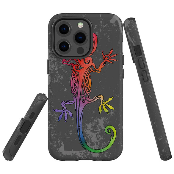 For iPhone 13 Pro Max Case, Protective Back Cover, Colorful Lizard | iCoverLover Australia