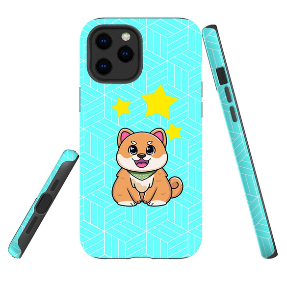 For iPhone 12 Pro Max Case, Protective Back Cover, Shiba Inu Dog | iCoverLover Australia