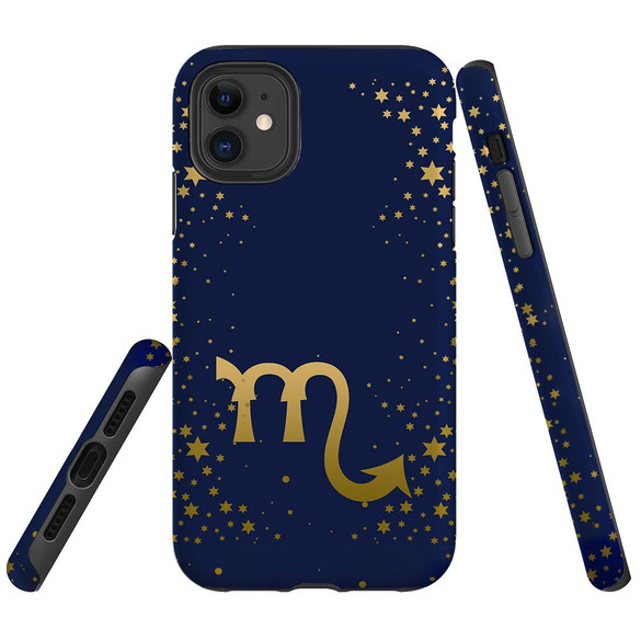 For iPhone 11 Case, Protective Back Cover, Scorpio Sign | iCoverLover Australia
