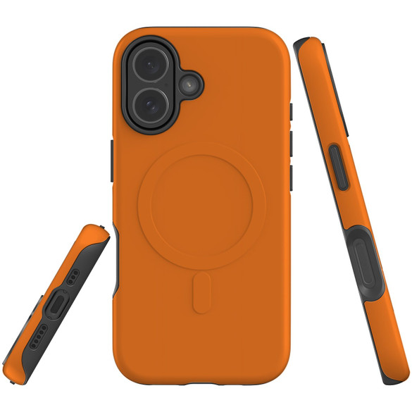 For Apple iPhone 17 Case, MagSafe Compatible Protective Cover, Orange | iCoverLover Australia